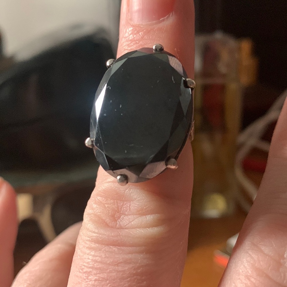 One large Alaskan diamond statement ring 10/10 will include velvet black box